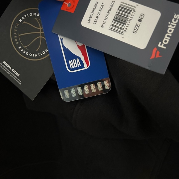 L.A. Lakers 2020 NBA Finals Champions Team Caricature Fitted Pullover Hoodie - Picture 5 of 5